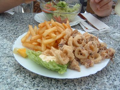 Tintenfisch mal so ........