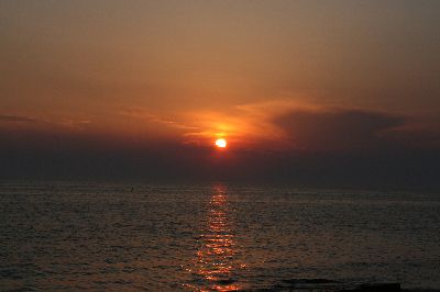 und die Sonne untergeht 